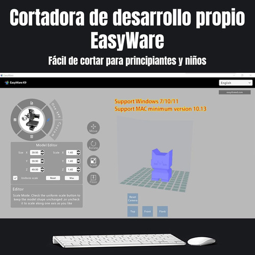 Impresora 3d K9 Fdm 100x100x100mm 110v/220v Color Negro