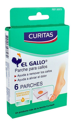 Curitas El Gallo Parche Para Curar Callos 6 Parches