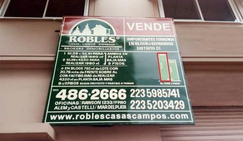 Terreno En Venta En Mar Del Plata