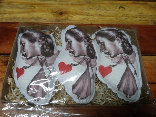 Imagen 1 de 2 de Adornos Navideños Peronistas Pack X3 Evita Eva Duarte