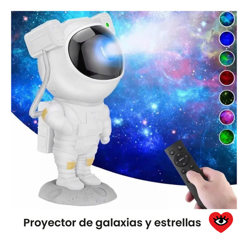 Proyector Astronauta Galaxia Estrellas Lámpara Luz Veoquiero