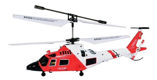 Imagem 1 de 4 de Helicoptero Falcao Controle Remoto 3 Canais