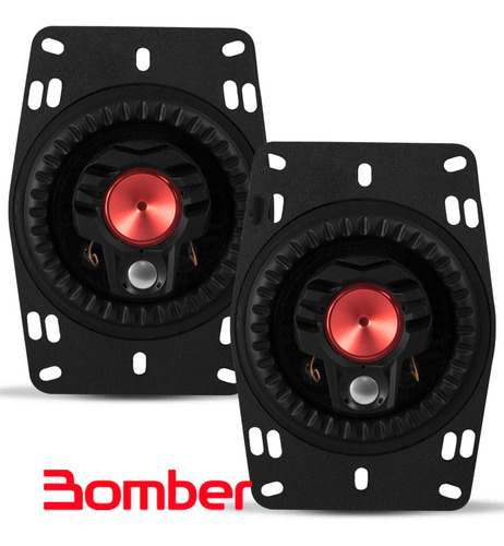 Alto Falante Bomber Bbr 4 Polegadas 100w Rms Triaxial Par