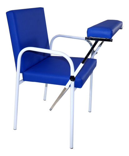 Cadeira Estofada Para Coleta De Sangue, Braço Frontal