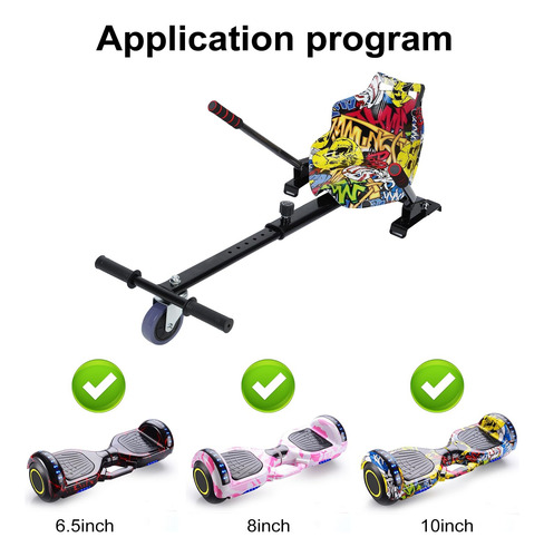 Accesorio De Asiento Para Hoverboard Capacidad 120 Kg Ajusta Camouflaje
