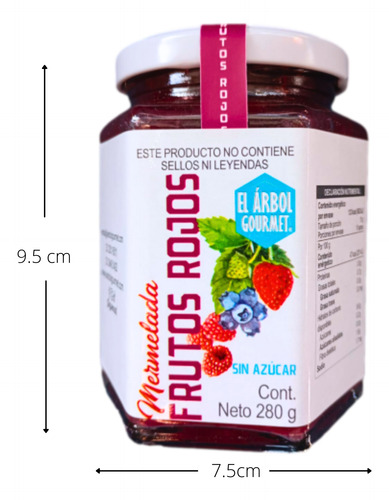Pack 2 Mermeladas Sin Azúcar Mango Maracuyá Y Frutos Rojos