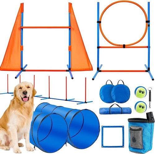 Upgraded Dog Agility Course Backyard Set Agility Training Do