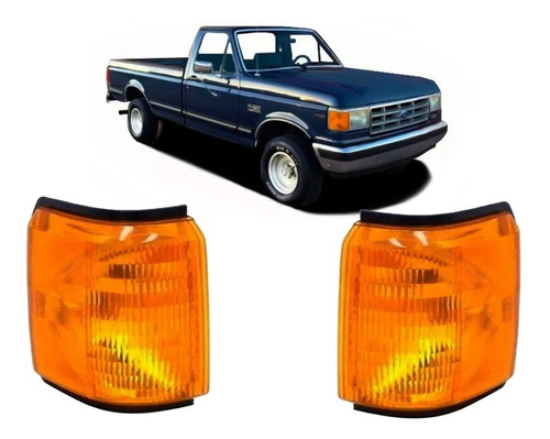 Juego Giros Faros Delanteros Ford F100 1993 1994 1995 1996