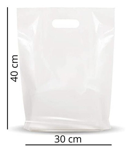 Imagen 3 de 3 de Bolsas Para Boutique 30x40 Cm Pack 1000 Unidades