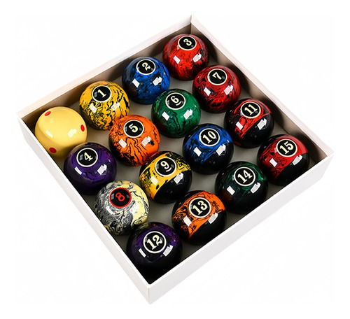 16 Piezas Bolas De Billar Bolas De Mesa De Billar Juego New