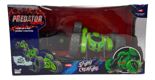 Vehículo A Control Remoto Predator Racers Stunt Creature 3+ Verde Beast Creature