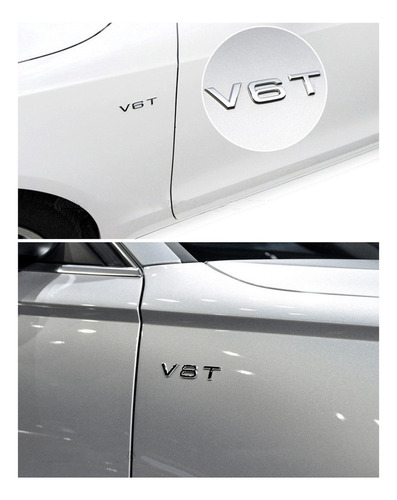 Adhesivo Metálico Coche V6t V8t Para Audi A3 A4 A5