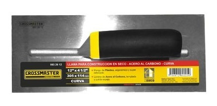 Llana Profesional Para Const En Seco 12  X  4.5  Curva