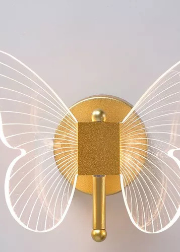 Cuarto Decorativa Luminosa Con Mariposa Led Para Niñas 20