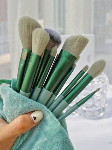 Juego De 13 Pinceles Maquiagem Y Herramientas De Belleza