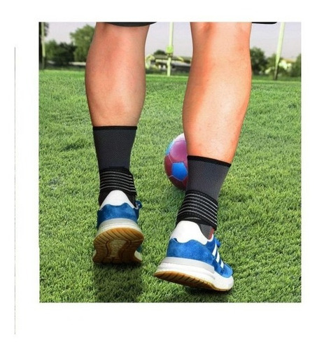 Imagen 2 de 3 de Tobillera Deportiva Con Bandas Elásticas