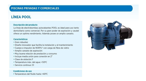 Bomba Autocebante Pileta Pearl Motorarg 3 Hp Trifasica 380v