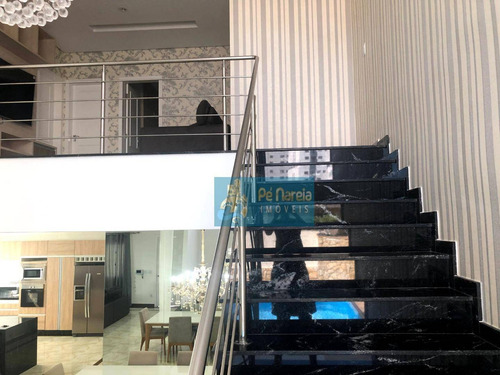 Casa Com 4 Dormitórios À Venda, 340 M² Por R$ 1.800.000,00 - Balneário Flórida - Praia Grande/sp - Ca0144