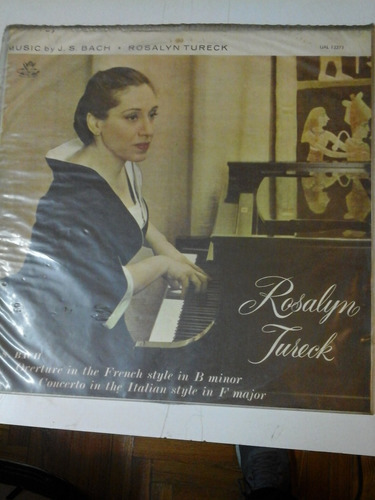 Vinilo 4325 - Bach Played By Rosalyn Tureck - Angel Record 