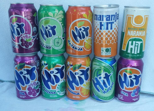 Imagen 4 de 10 de Latas De Coleccion Hit, Golden Y Frescolita