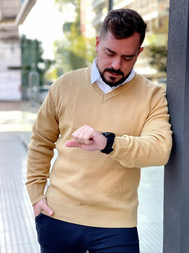 Sueter De Vestir Hombre Tipo Bremer Vs Colores Y Talles