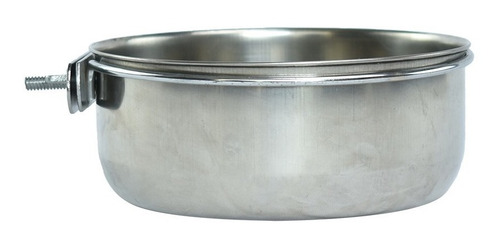 Imagen 2 de 4 de Plato Tazon Colgante Para Avez Loros Pajaros De Jaula 30 Oz
