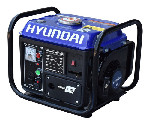 Imagen 1 de 3 de Generador portátil Hyundai HHY1000 1000W monofásico 110V