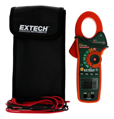 Pinza Amperimétrica Extech Mod. Ex810 Con Termómetro