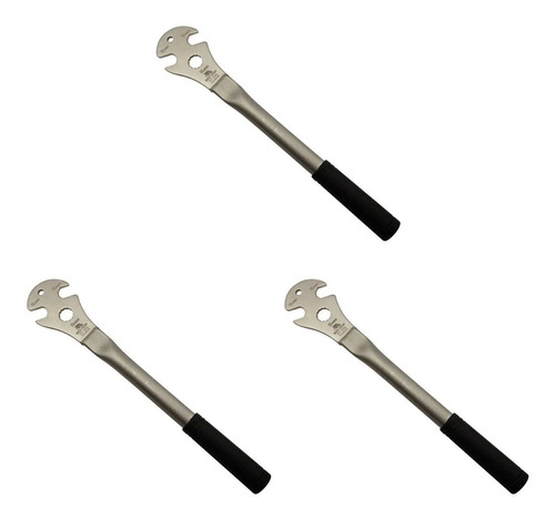 Pretyzoom 3pcs Bike Pedal Wrench Long Handle 350mm Multi