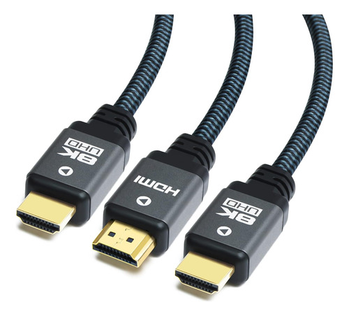 Cable Hdmi 8k Yauhody De 10 Pies (paquete De 3) Cable Hdmi 2