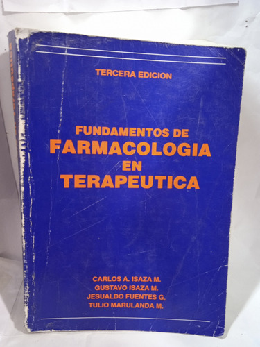 Fundamentos De Farmacología En  Terapeutica 3ed.