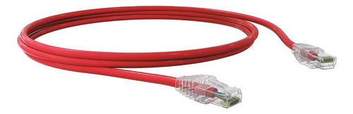 Patch Cord U/utp Cat.6 Cmx T568a/b 2.5 Mts Vermelho 35123009