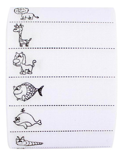 2 X 100pcs Dos Desenhos Animados Roupas De Nome Etiqueta