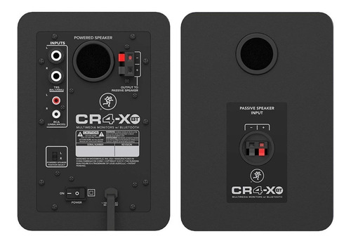 Monitores Mackie De 4 50w Con Bluethooth (par) Cr4x-bt