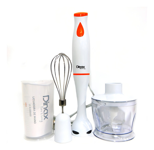 Mixer Dinax Home & Living Licuadora de mano 3 en 1 blanco 800W