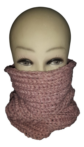 Cuello Lana Tejido A Mano