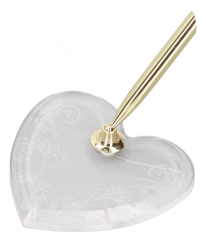 Soporte De Inserción Para Pluma Estilográfica, Simple, Dorad
