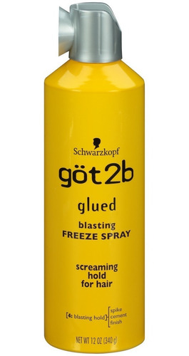 Spray Schwarzkopf Got2b Glued Blasting Freeze De 12 Onzas