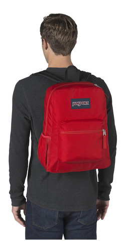 Mochila Unisex Cross Town Rojo Jansport