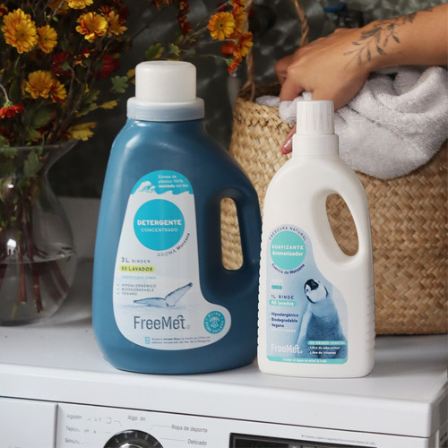 Pack Freemet Manzana Detergente 3l + Suavizante 1l Ecológico
