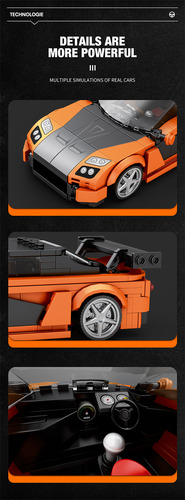 Bloques De Construcción De Coches Deportivos Champion Vehicl