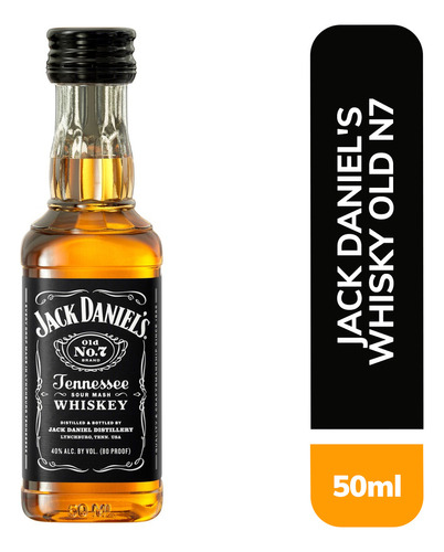 Whisky Old No. 7 Jack Daniel's garrafa vidro 50ml