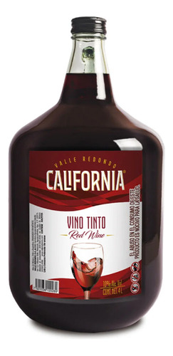 Vino Tinto Mexicano California Blend 4l