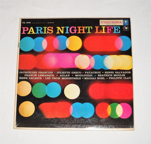 Paris Night Life Henri Salvador Patachou Clay Lemarque Lp