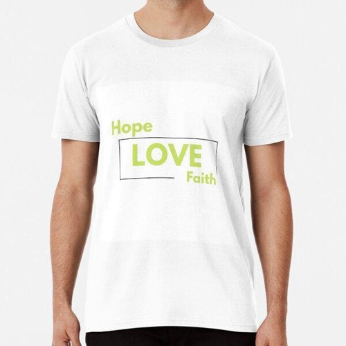 Remera Hope, Love, Faith, Slimer Green Hope, Slimer Green Lo