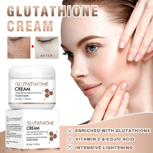 2× Crema Facial Blanqueadora Con Glutatión L Lanthome