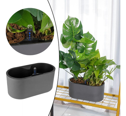 2 Piezas Plantador De Riego Automático Plantas De Hierbas