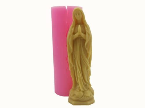 Molde Para Velas Redxin Molde Virgen María Diosa Escultura 