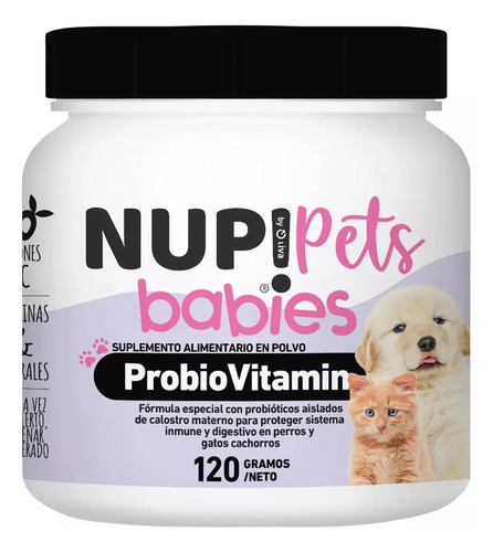 Nup!pets Babies Probiovitamin Perros Y Gatos 120 G