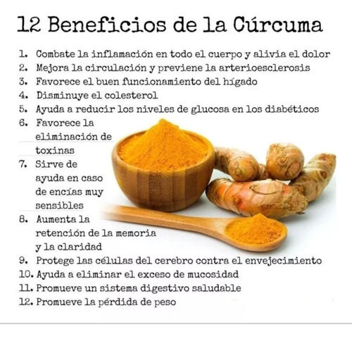Curcuma Molida 1 Kilo Granel